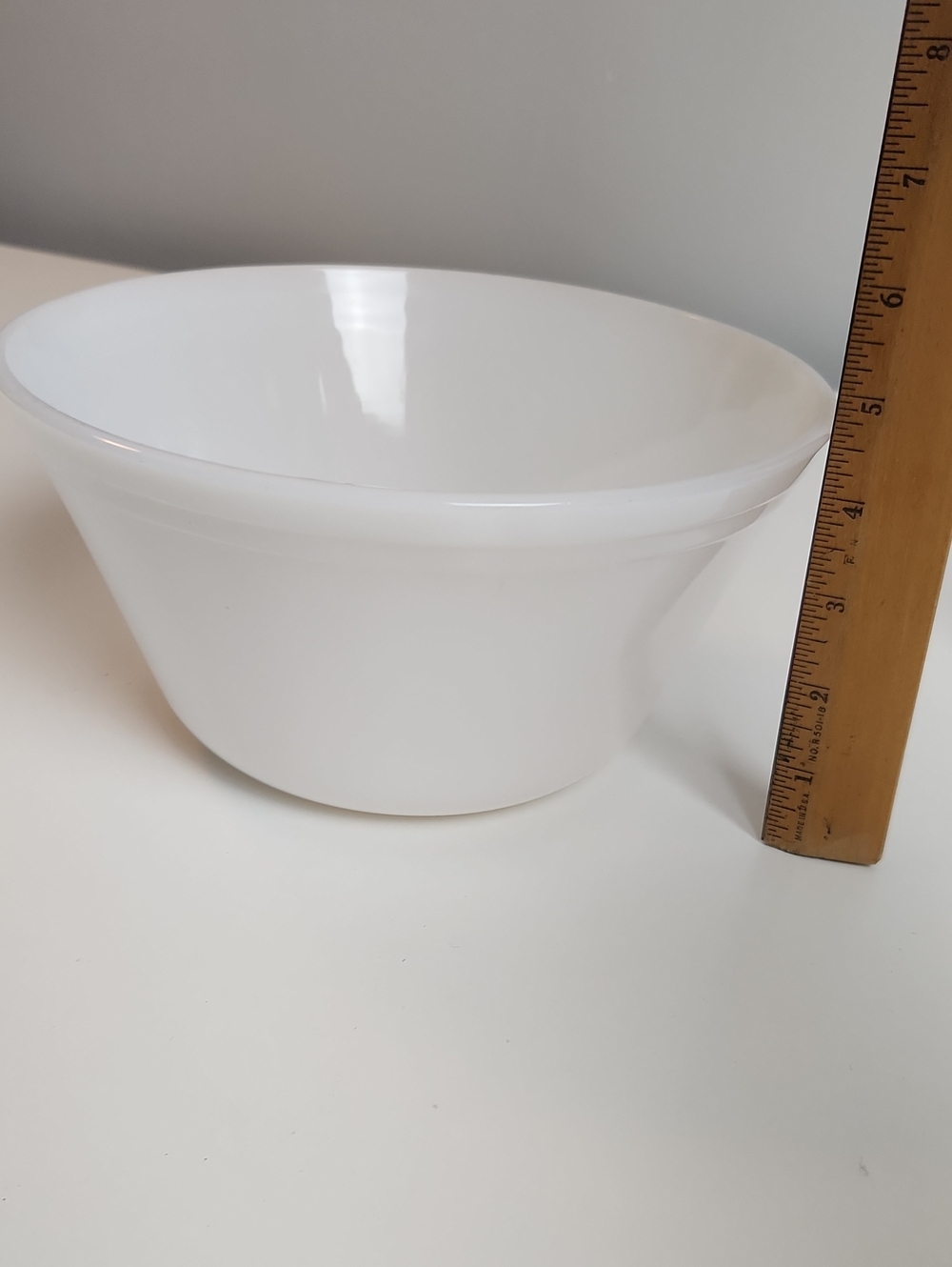 Vintage Federal Glass Milk Glass Mixing Bowl Set - Picture 9 of 13